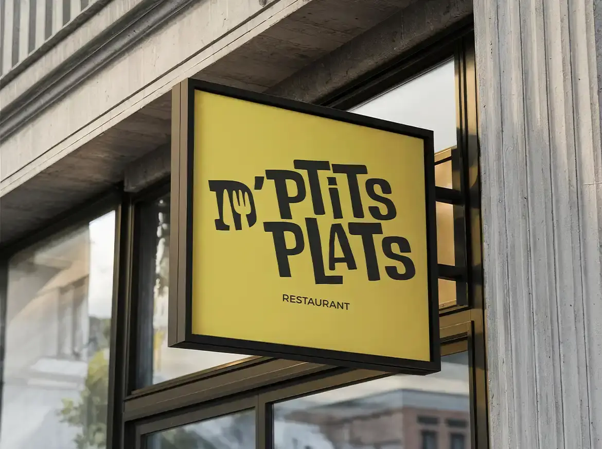 Rebranding du restaurant « D’ptits plats »