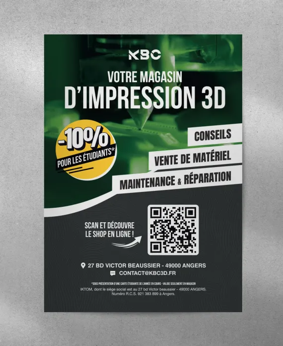 Flyer d'ouverture Magasin KBC