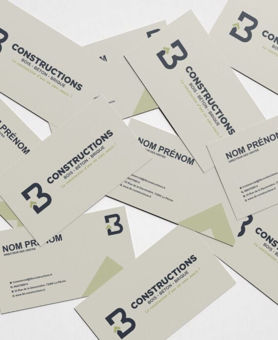 cartes de visites 3B constructions