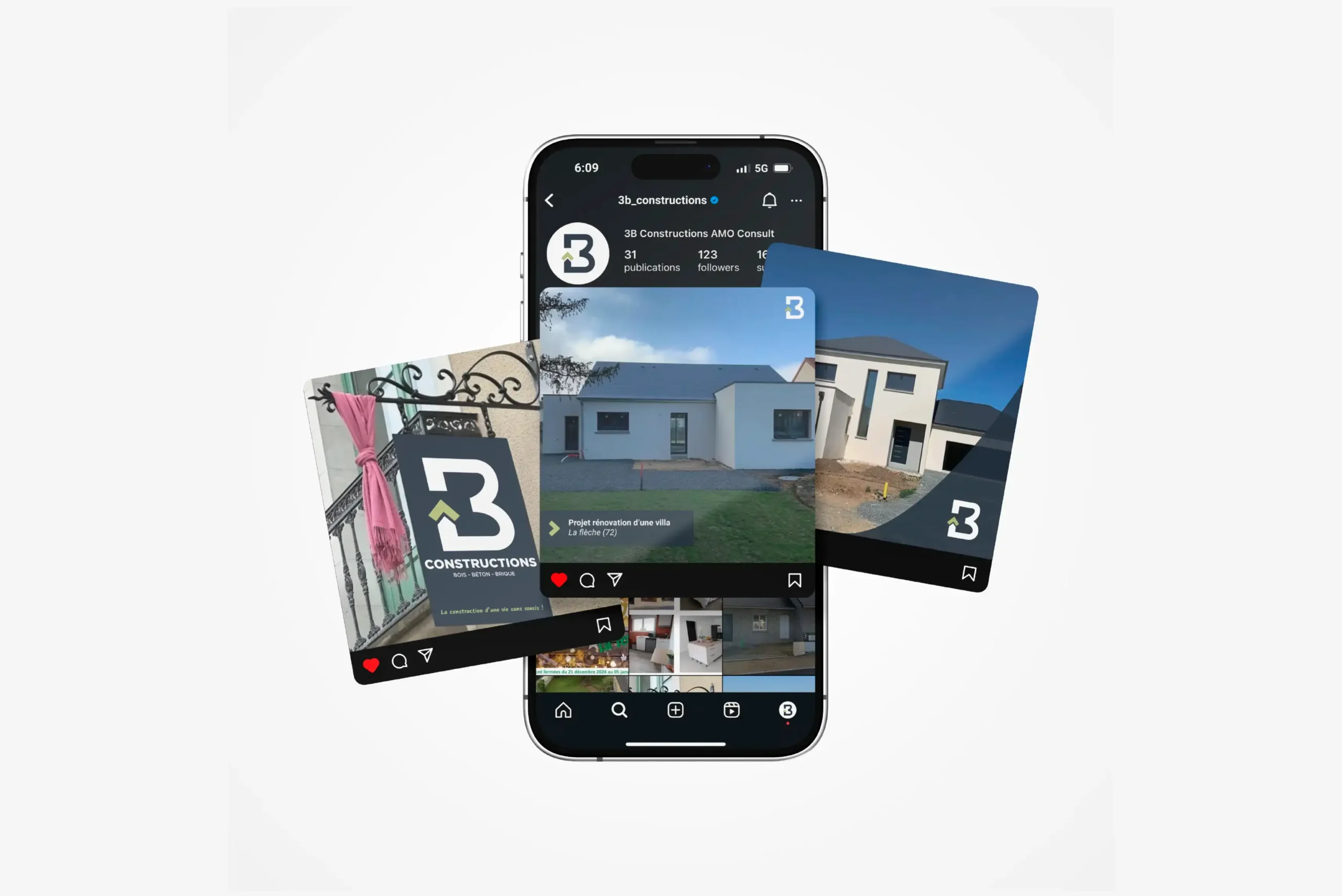 support de communication digital - feed instagram