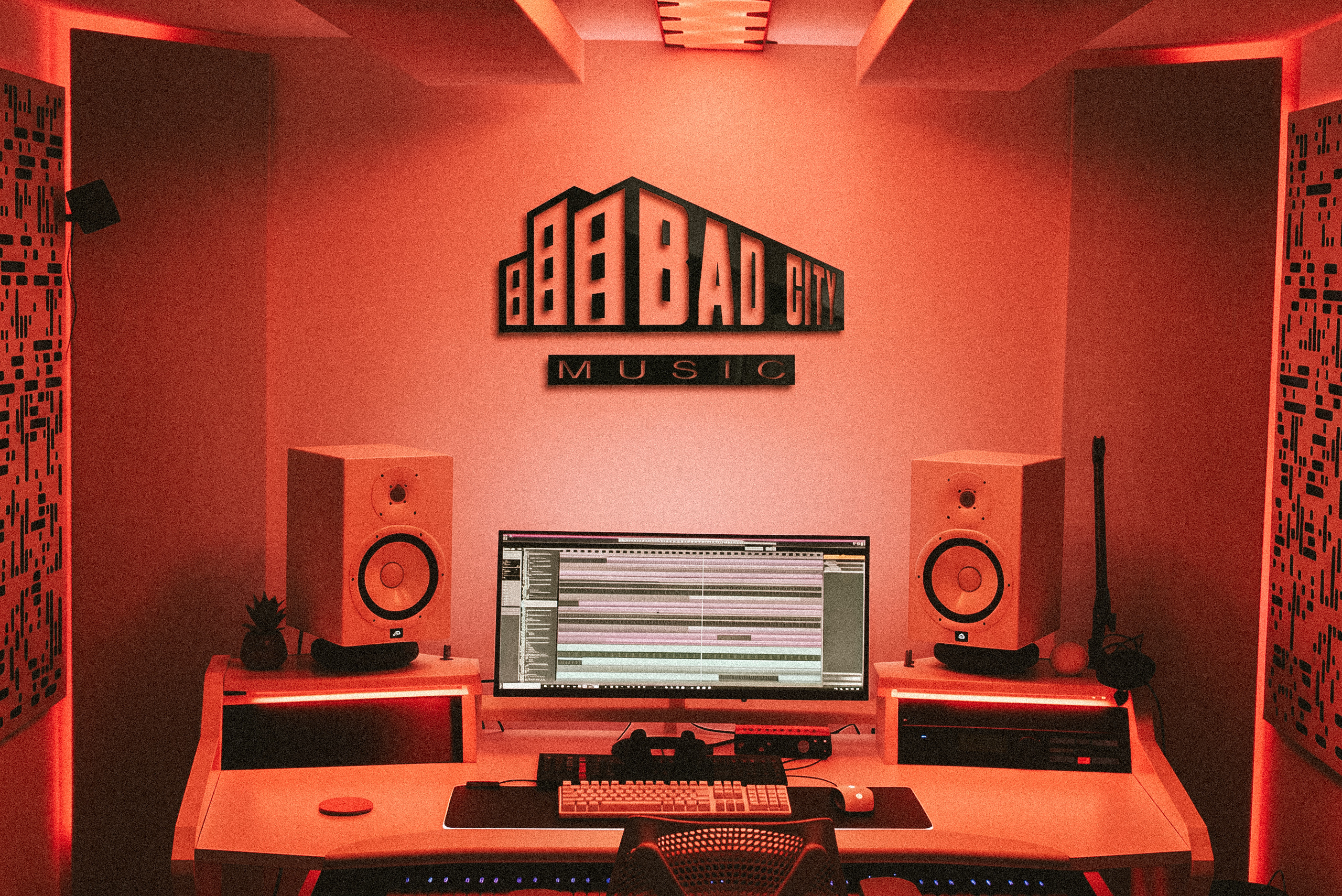 photo de studio rap