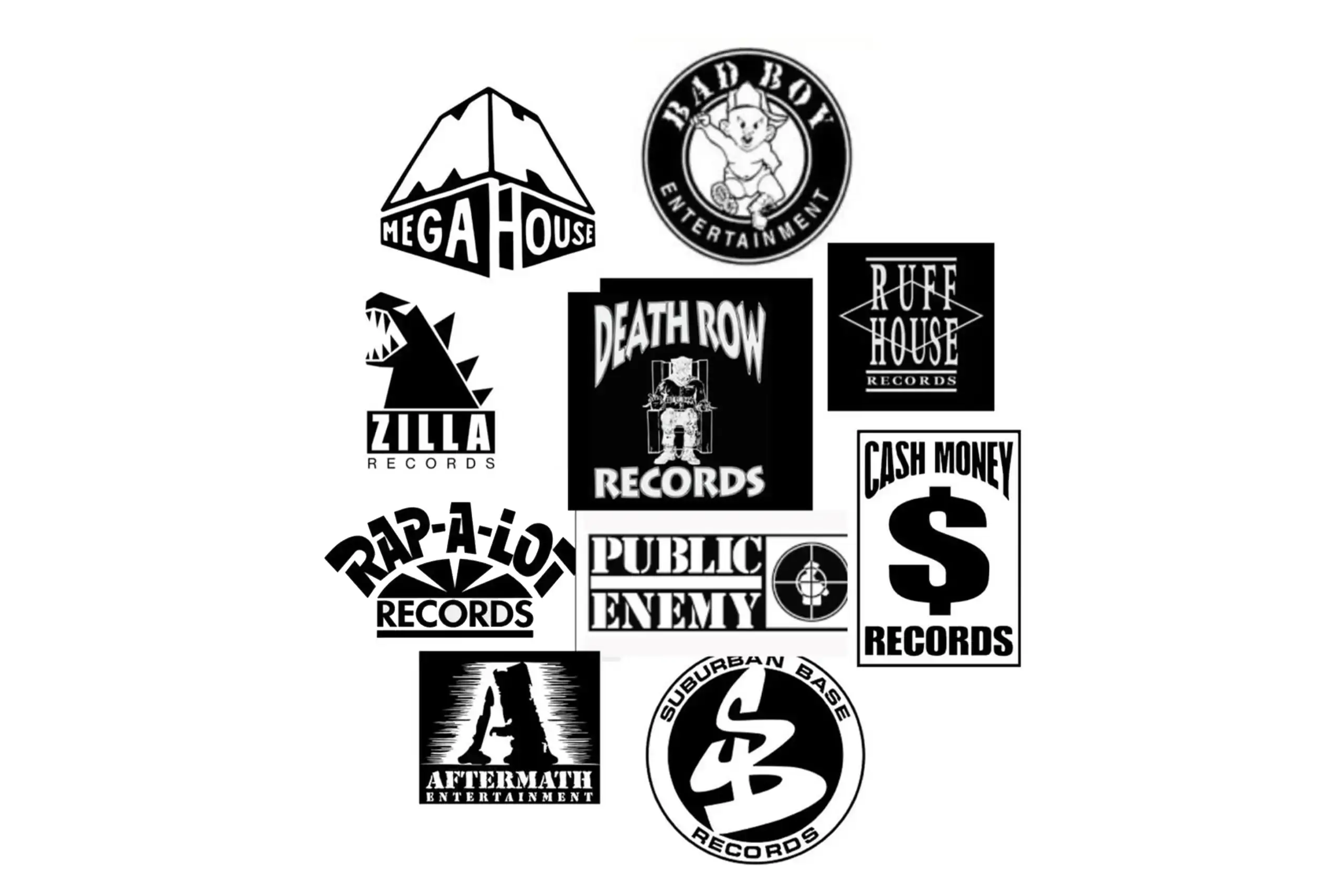 moodboard d'inspiration logo bad city
